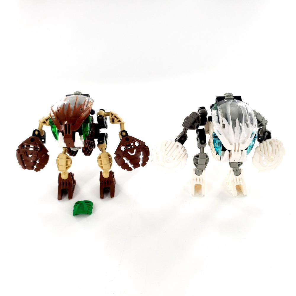 Lego Bionicle Lot Of 2 Bohrok Pahrak 8560 & Kohrak 8565 Near Complete No Krana